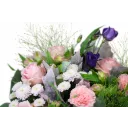 Podzimní kytice v růžových tónech